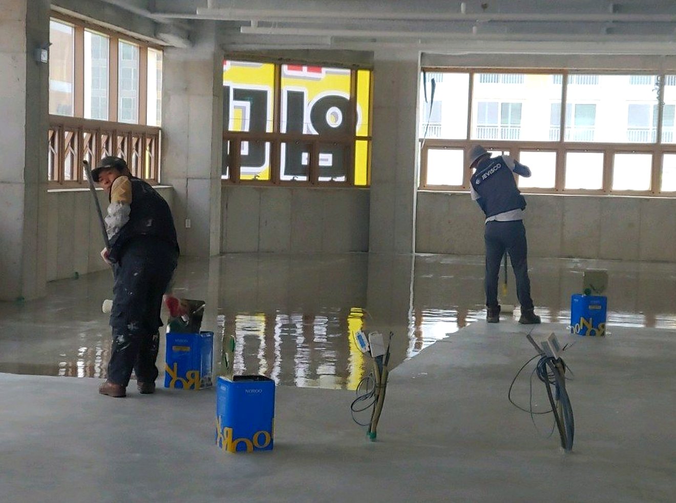 음성 바닥 에폭시 - 주차장 에폭시 라이닝